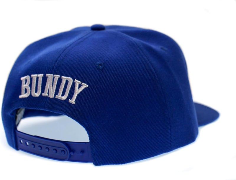 Posse Comitatus Polk High Hat #33 Al Bundy Adult Cap Embroidered Flat Royal Snap Closure Cosplay - Image 2